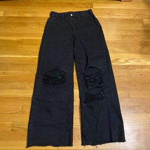 Black baggy jeans
